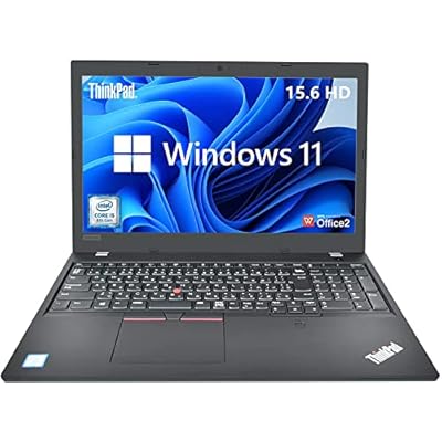 美品レノボ B590【PentiumDual,8GB,SSD,Office】 Lenovo B590 Windows 7 Pentium 15.6-Inch Laptop (Black